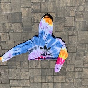 Tie Dye Adidas Sweatshirt